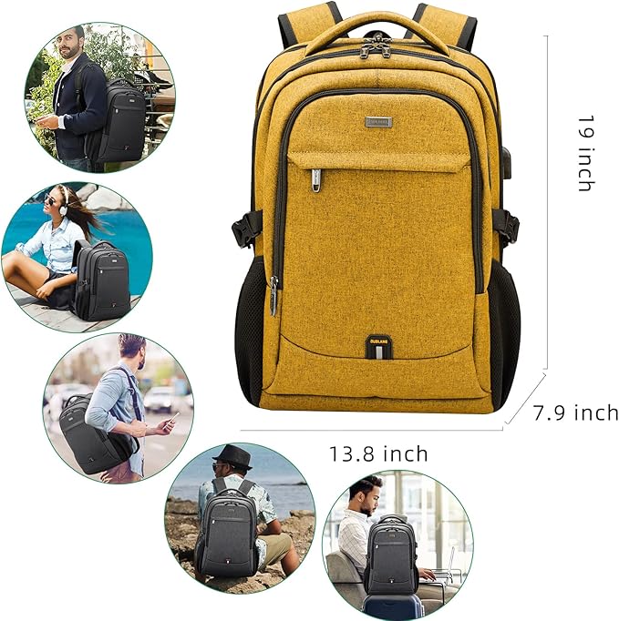 DUSLANG 17 Inch Laptop Backpack - Image 7