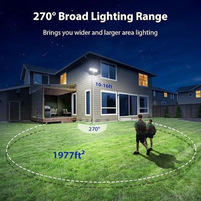 iMaihom 150W Motion Sensor Light Outdoor, 15000LM 6500K LED Security Floodlights - Image 4