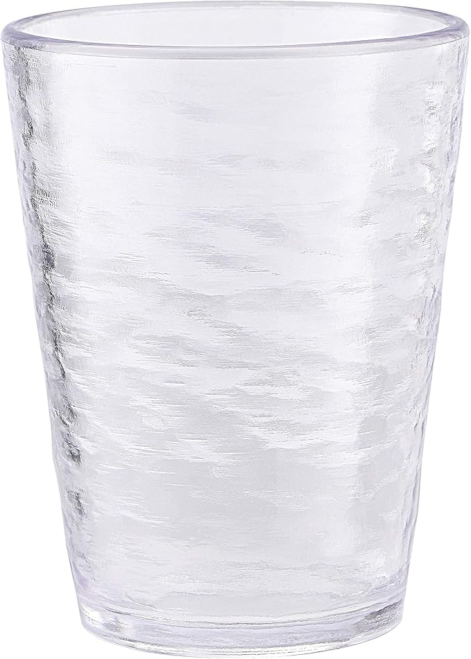 KLIFA- RIPPLE- 16 ounce, Acrylic Tumbler Drinking Glasses Cups, Stackable by KLIFAHome