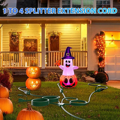 K KASONIC - 46FT Christmas Lights Outdoor Extension Cord - Image 2