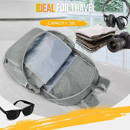 ZOMAKE Lightweight Packable Backpack 35L, Light Foldable Backpacks Water - Image 3