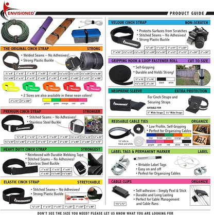 Reusable Cinch Straps 2" x 15" - Image 6