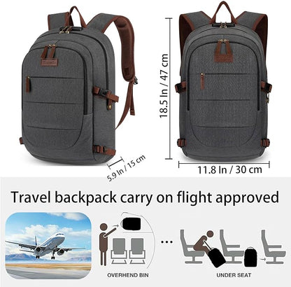 Tzowla Canvas Laptop Backpack-Anti Theft Bag - Image 2