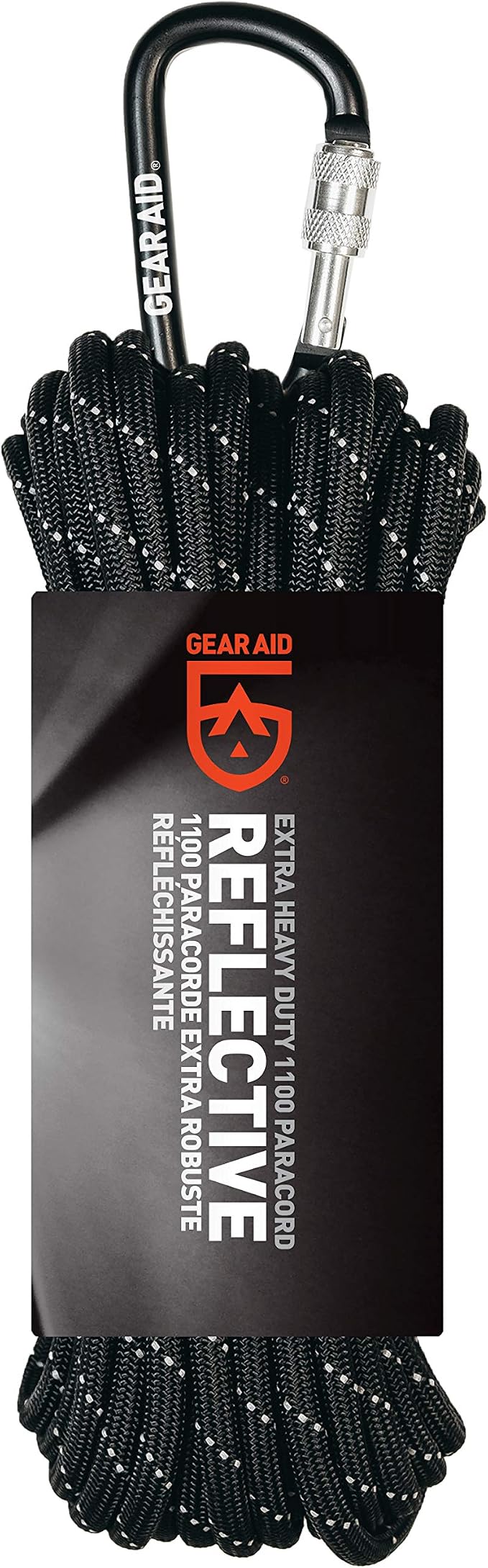 GEAR AID 1100 Paracord and Carabiner, 5.5 mm Heavy-Duty Cord by GEARAID