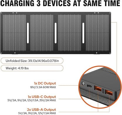 Portable Solar Generator, 300W Portable Power Station - Image 7