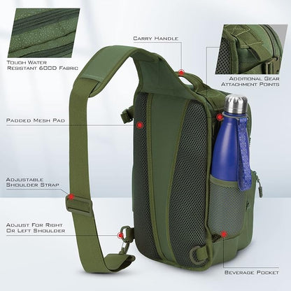 KastKing BlowBak Tactical Sling Tackle Bag-Lightweight Fishing Backpack Storge - Image 7
