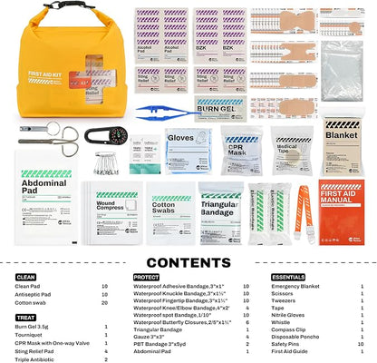 RHINO RESCUE Waterproof Boat First Aid Kit, Lightweight Boat Accessories Dry Bag - Image 3
