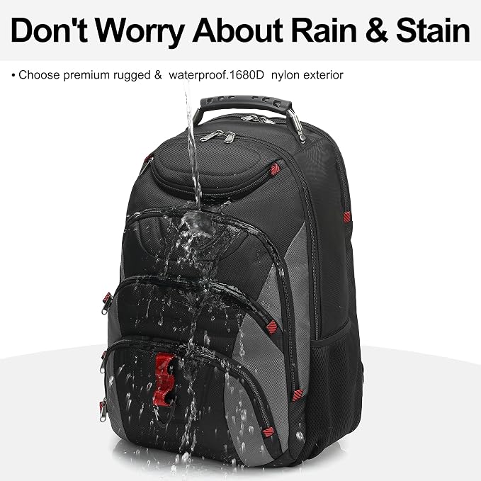 Boavan Laptop Backpack for men, 17.3 inch Laptop Bag - Image 6