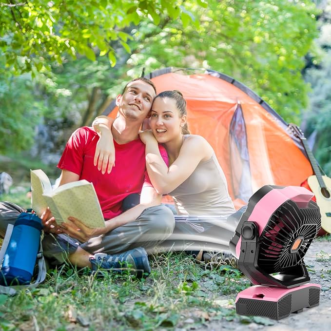 WESTTREE Camping Fan Oscillating Portable Fan 20000mAh Battery Powered Fans - Image 7