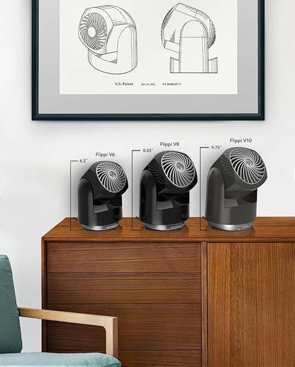 Vornado Flippi V6 Compact Air Circulator Fan, Quiet Portable Travel Fan - Image 7