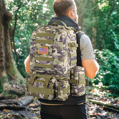 CVLIFE Tactical Backpack Military Army Rucksack 60L Large Assault Pack - Image 6