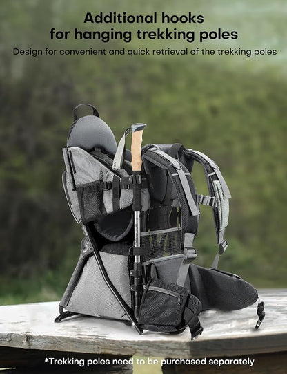 besrey Baby Backpack Carrier, Toddler Hiking Backpack - Image 7