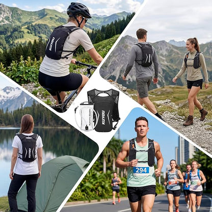 KUYOU Running Vest for Women & Men, Lightweight Hydration Backpack - Image 7