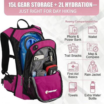 Miracol Hiking Hydration Backpack - Image 3
