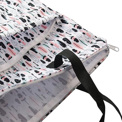 ALVABABY 2 Pack Large Wet Dry Bag Waterproof Hanging Cloth Diaper - Image 2