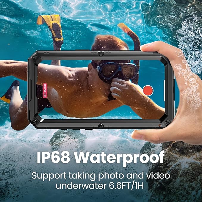 Mitywah Waterproof Case for iPhone 16e and for iPhone 17e, Shockproof Heavy - Image 3