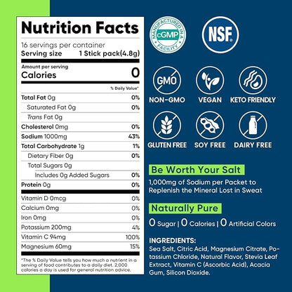 Venture Pal High Sodium Sugar-Free Electrolyte Powder Packets - Image 8