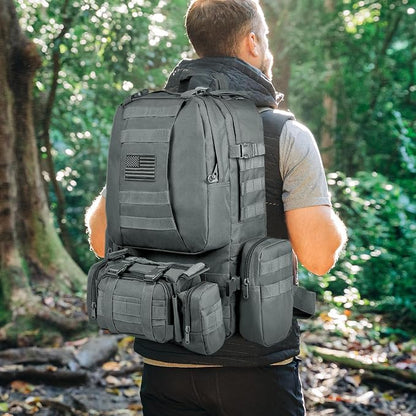 CVLIFE Tactical Backpack Military Army Rucksack 60L Large Assault Pack - Image 6