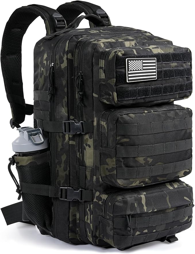 Military Tactical Backpack 50L Large Day Backpack by KOOKOOMIA