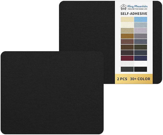KING MOUNTAIN Canvas Repair Patch 9 x11 Inch 2 Pcs Self-Adhesive Waterproof by ForABetterHomeLife