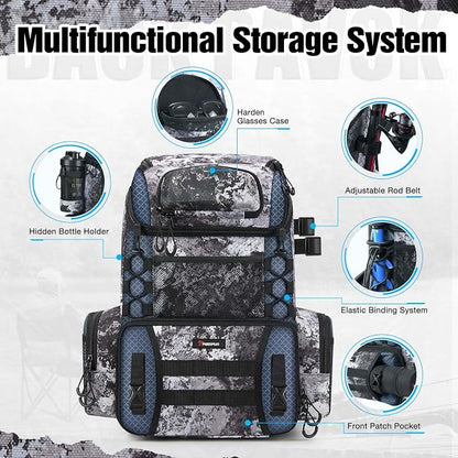 Piscifun Fishing Tackle Backpack - Image 4