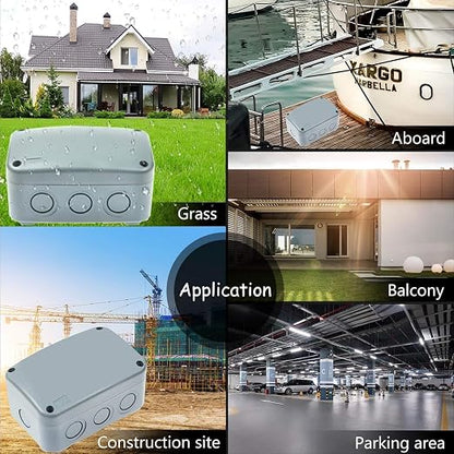 Outdoor Junction Box, Nineleaf IP66 Weatherproof Electrical Project Boxes - Image 8