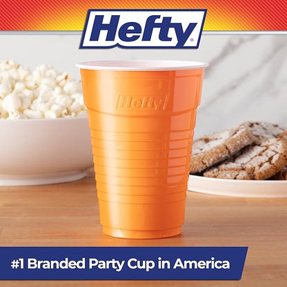 Hefty Party On Disposable Plastic Cups, 16 Ounce - Image 3