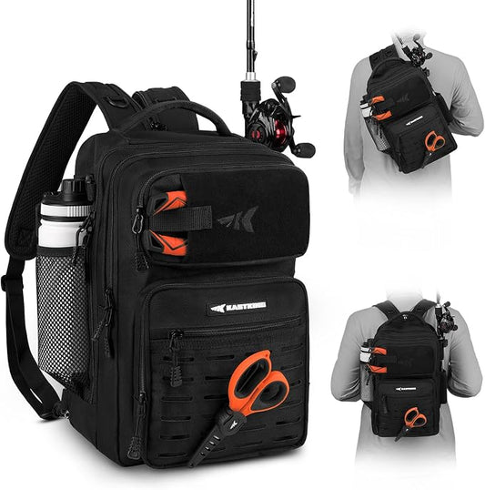 KastKing BlowBak Tactical Sling Tackle Bag-Lightweight Fishing Backpack Storge by KastKing