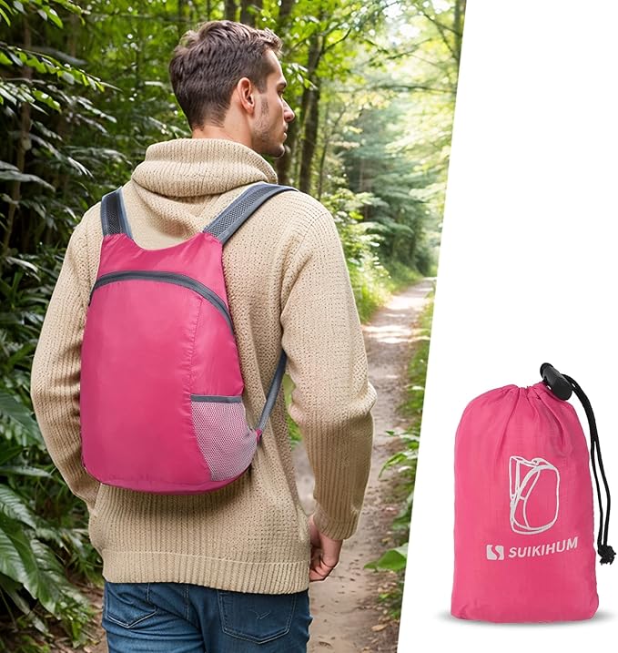 20L Ultra Hiking-Daypack Lightweight Foldable Travel Packable Backpack - Image 7