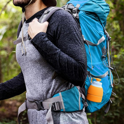 Collapsible Lightweight 20oz Water Bottle, Food-Grade Silicone BPA Free - Image 3