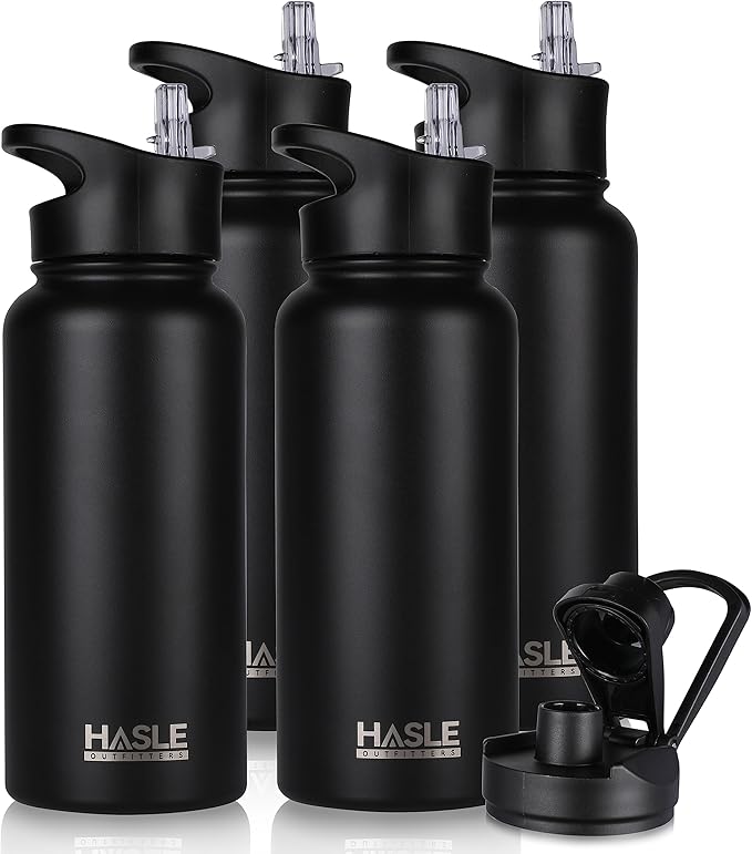 HASLE OUTFITTERS 32 oz Insulated Water Bottle Stainless Steel Double Walled by HASLEOUTFITTERS