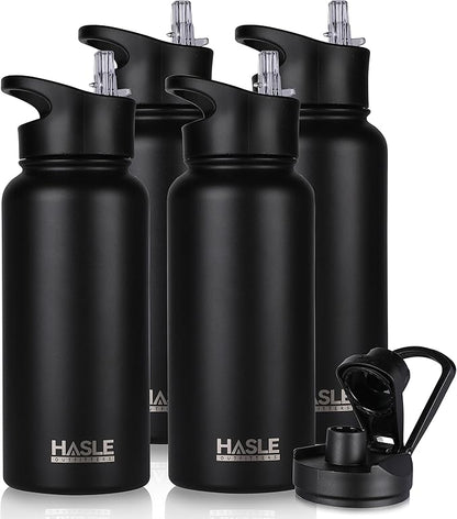 HASLE OUTFITTERS 32 oz Insulated Water Bottle Stainless Steel Double Walled by HASLEOUTFITTERS