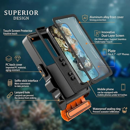 Diving Phone Case for iPhone 17 16 15 14 13 Pro Max Galaxy S25 S24 S23 Ultra - Image 3
