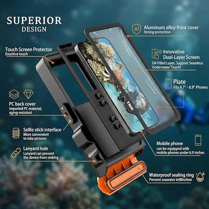 Diving Phone Case for iPhone 17 16 15 14 13 Pro Max Galaxy S25 S24 S23 Ultra - Image 3