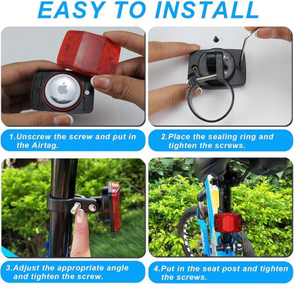 Airtag Bike Mount, Hidden Bike GPS Tracker Case - Image 7