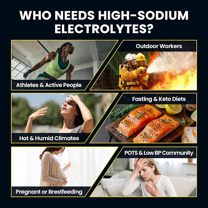 Venture Pal High Sodium Sugar Free Electrolytes Powder Packet, Zero Calories - Image 5