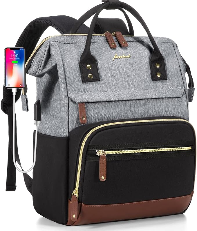 Focdod Laptop Backpack 17.3 Inch Womens Professional Purse Computer Bag Nurse by FOCDOD