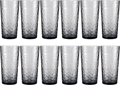 24-ounce Plastic Tumblers, Acrylic Drinking Glasses High-Balls, Reusable by ZAINCA