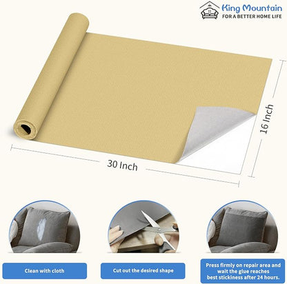 KING MOUNTAIN Canvas Repair Patch 16×30 Inch Self-Adhesive Waterproof Fabric - Image 4