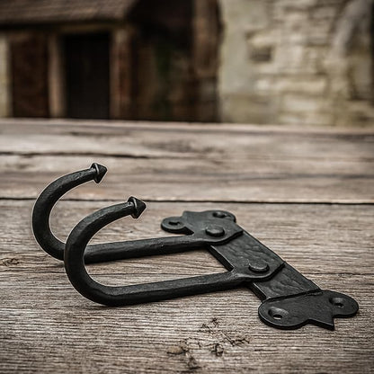 Mystic Colonial Rustic Cast Iron Wall Hanger – Heavy Duty Retro Utility Hooks - Image 8