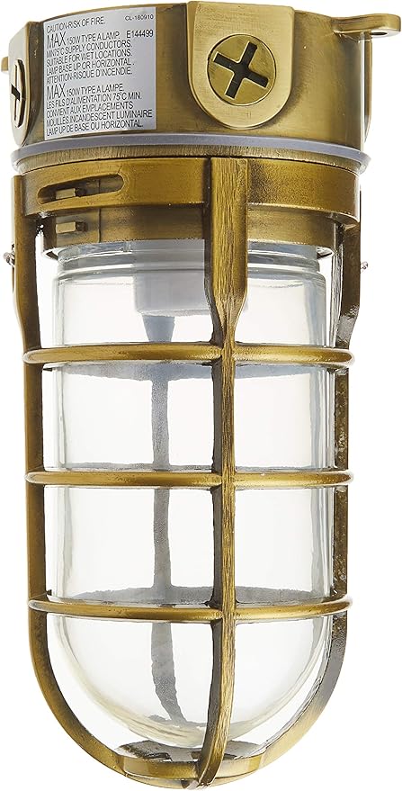 Woods L1706AB Vandal Resistant 150W Incandescent Security Light; Ceiling Mount; - Image 2