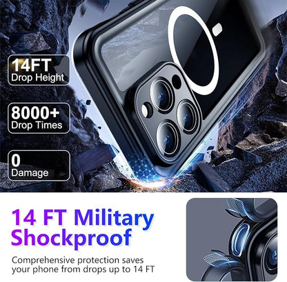 Temdan Compatible with iPhone 14 Pro Max Case Waterproof, Built-in Screen & - Image 4