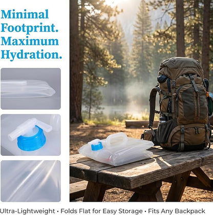 BEWBBAT 2 Pack Collapsible Water Container - Image 6