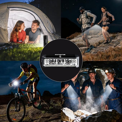 Suruid Super Bright LED Bike Light, USB Rechargeable Bicycle Headlight - Image 7