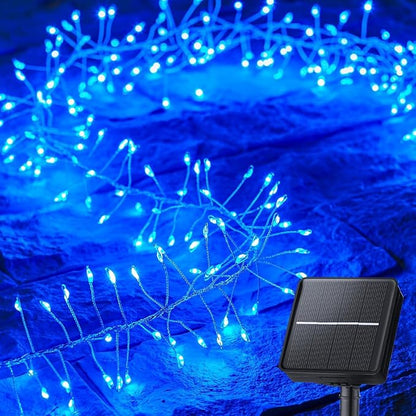 Brightown Solar Lights for Outside, 19.6Ft 240 LED Solar String Lights Outdoor by Brightown