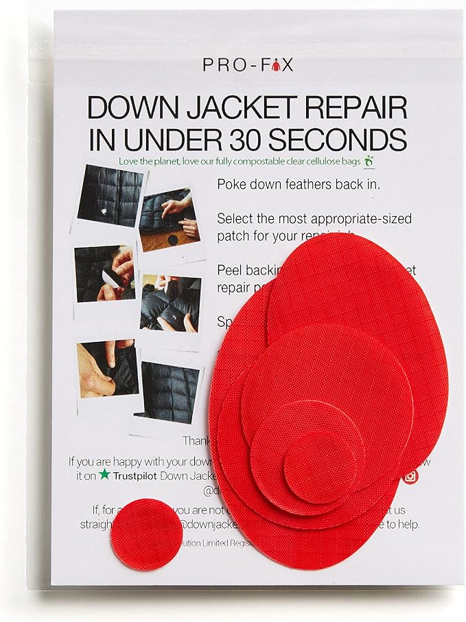 Self-Adhesive Waterproof Repair Patch Kit by DownJacketRepair