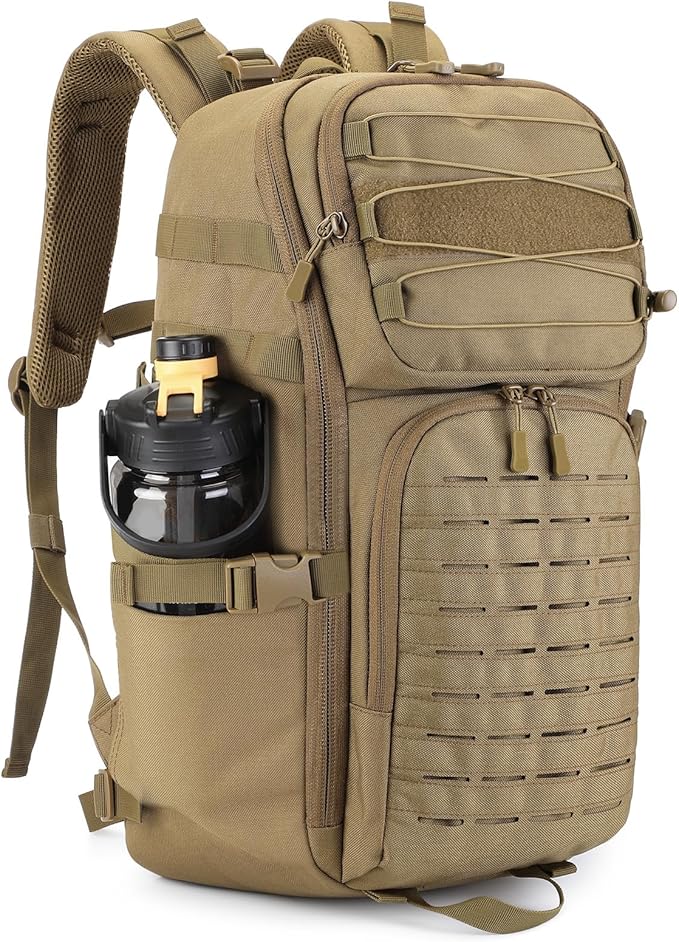 HUNTVP Tactical Backpack for Men 35L Military Backpack MOLLE 1000D Army Daypack by Huntvp