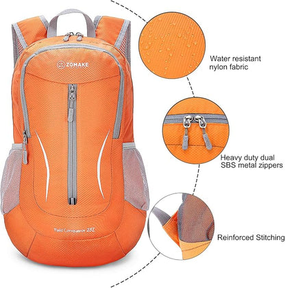 ZOMAKE Ultra Lightweight Packable Backpack 25L, Foldable Hiking Backpacks Water - Image 5