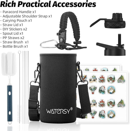 32oz Insulated Water Bottle, BPA Free&Leak Proof, Stainless Steel Water Flask - Image 6
