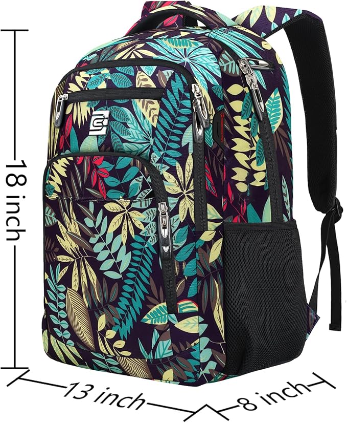 Volher Laptop Backpack, Business Travel Anti Theft Slim Durable Laptops Backpack - Image 4